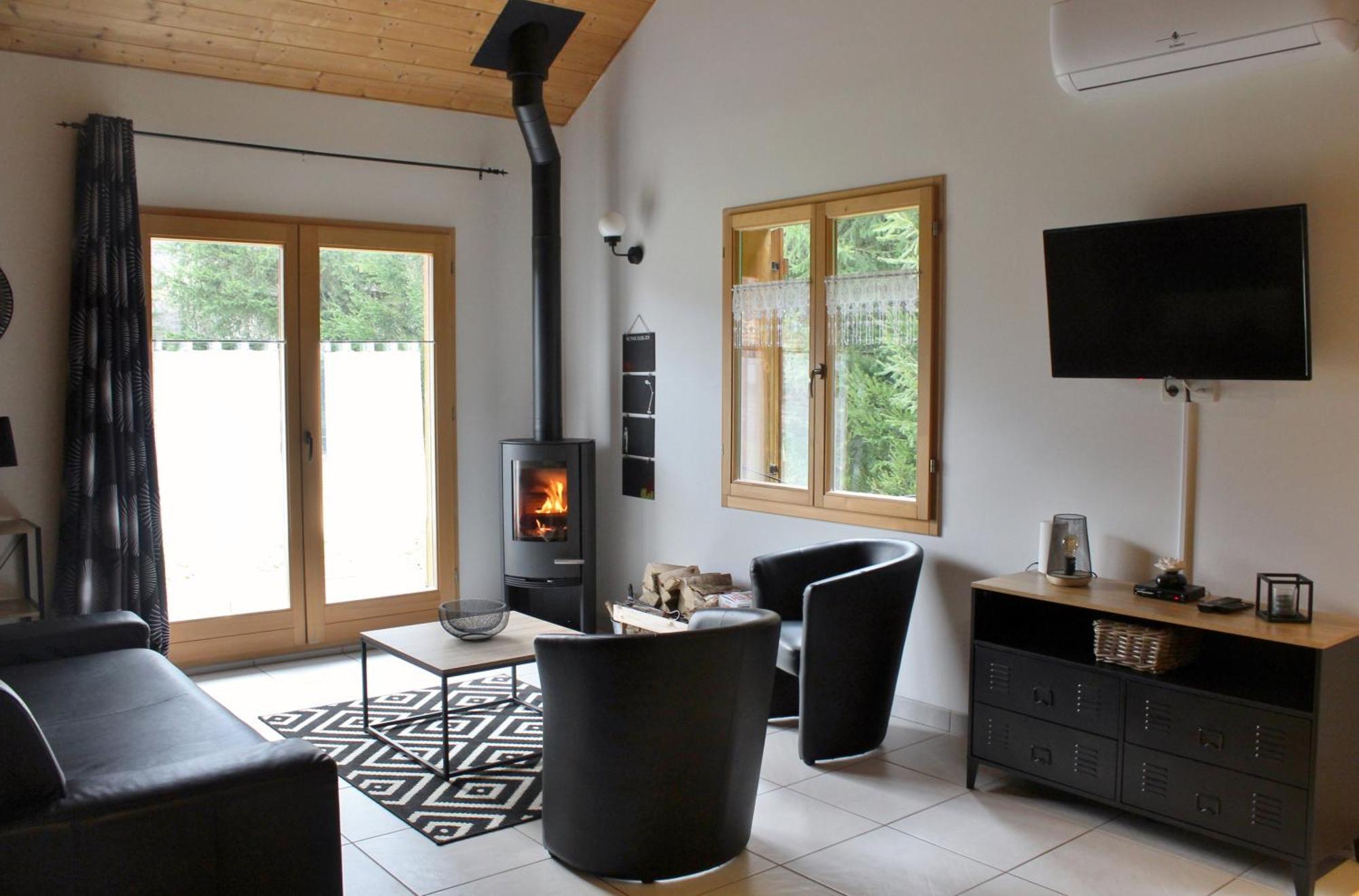 Chalet De Charme Le Contemporain Ney 외부 사진
