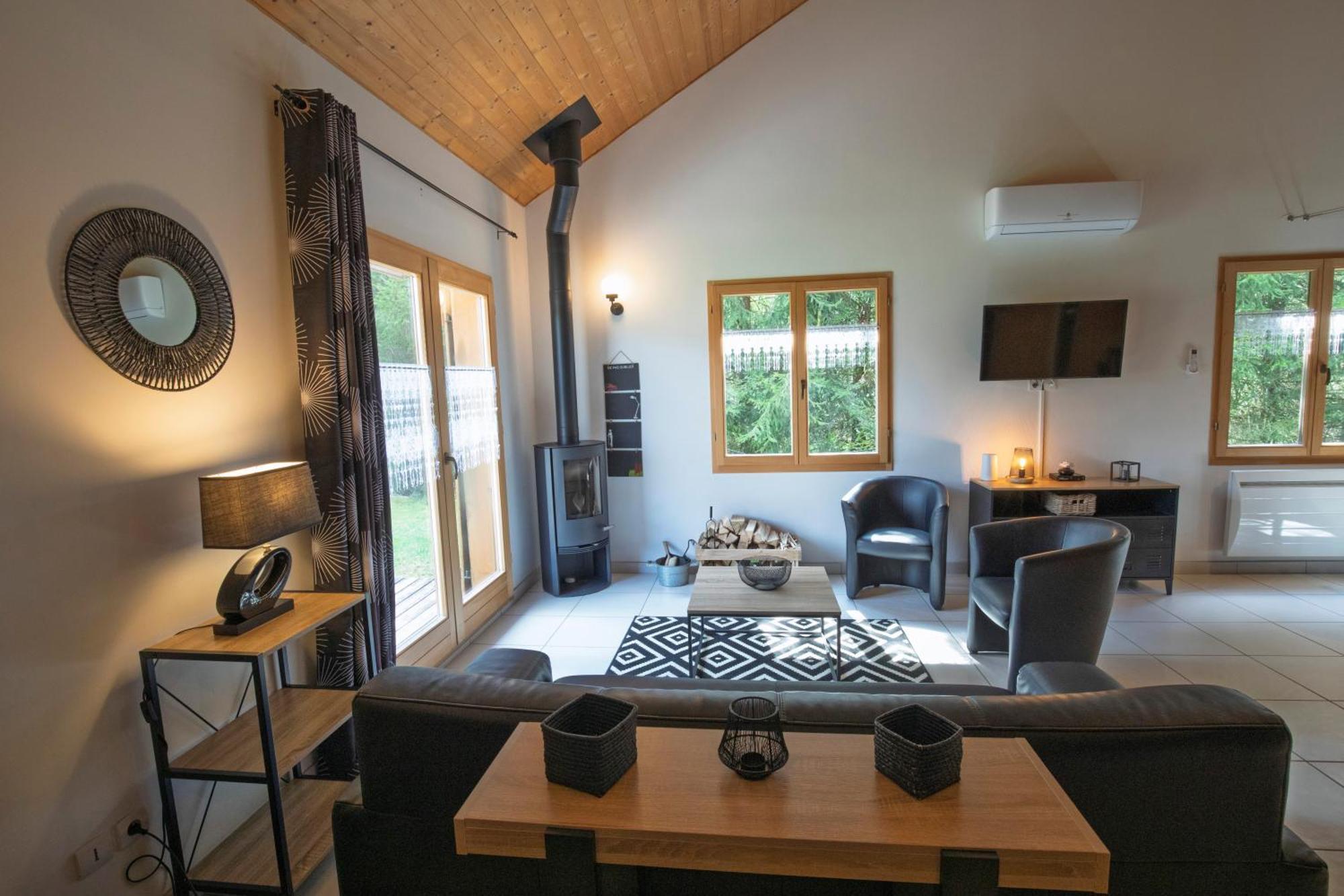 Chalet De Charme Le Contemporain Ney 외부 사진